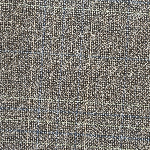 BOSS Boss Hugo 46L gray tan blue plaid wool
Sports coat suit jacket long - Picture 12 of 12